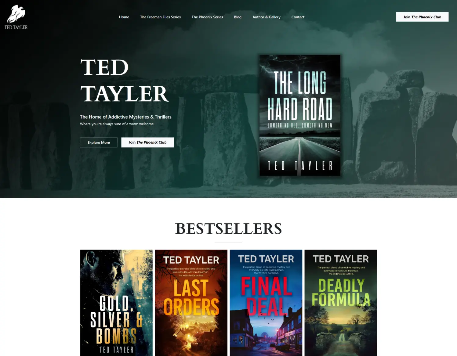 Preview of the Ted Tayler website